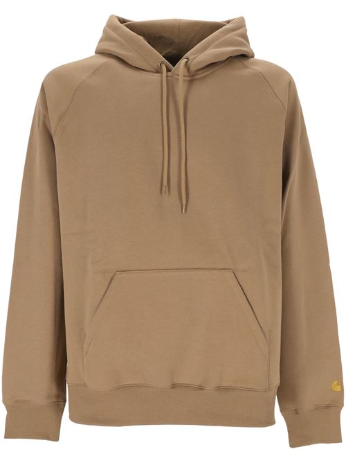 Hooded Chase Sweatshirt CARHARTT WIP | I0336612GQXXPEANUT/GOLD